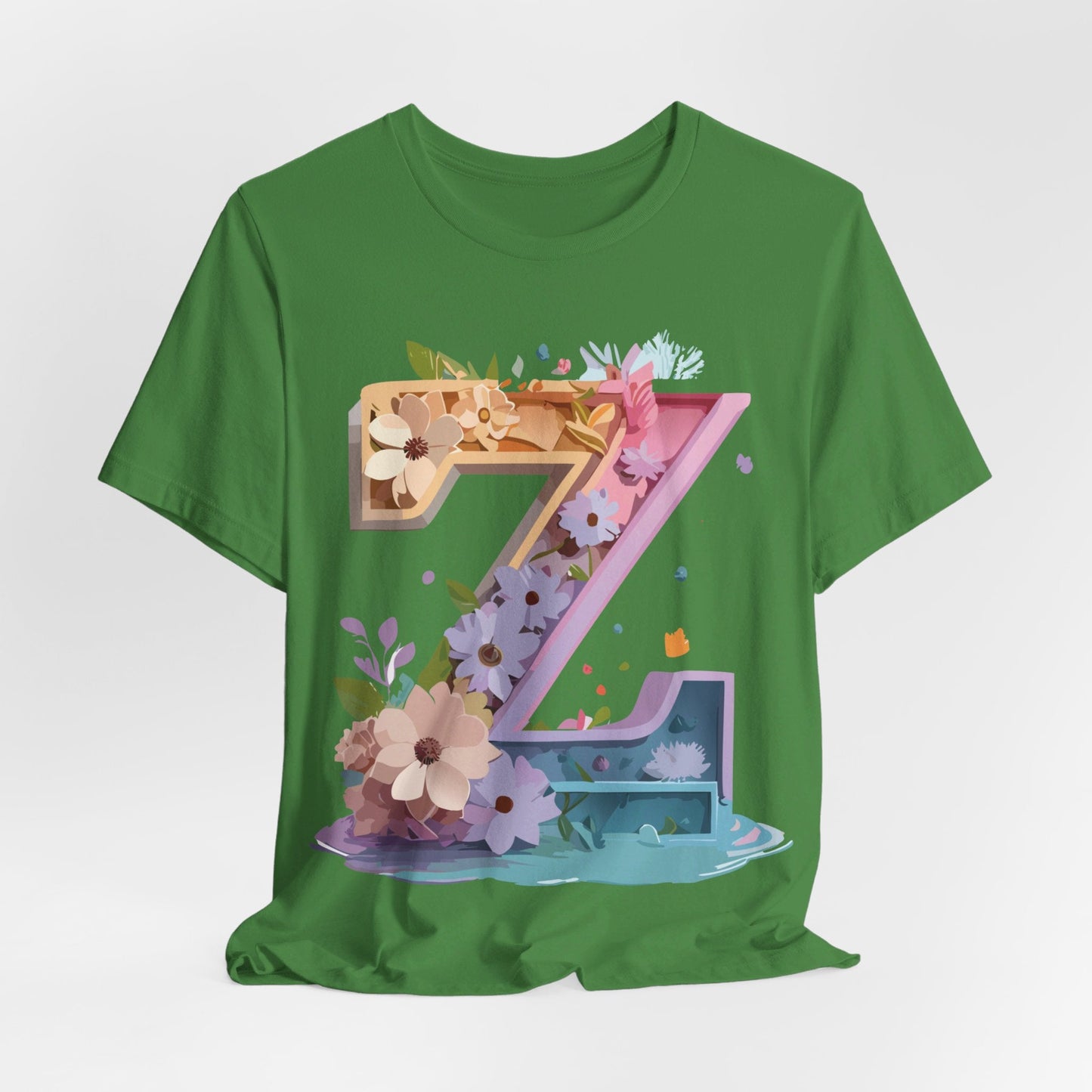 Letter Z Shirt Unisex Graphic Tee Adelpha Vintage Inspired Artwork Short Sleeve Jersey