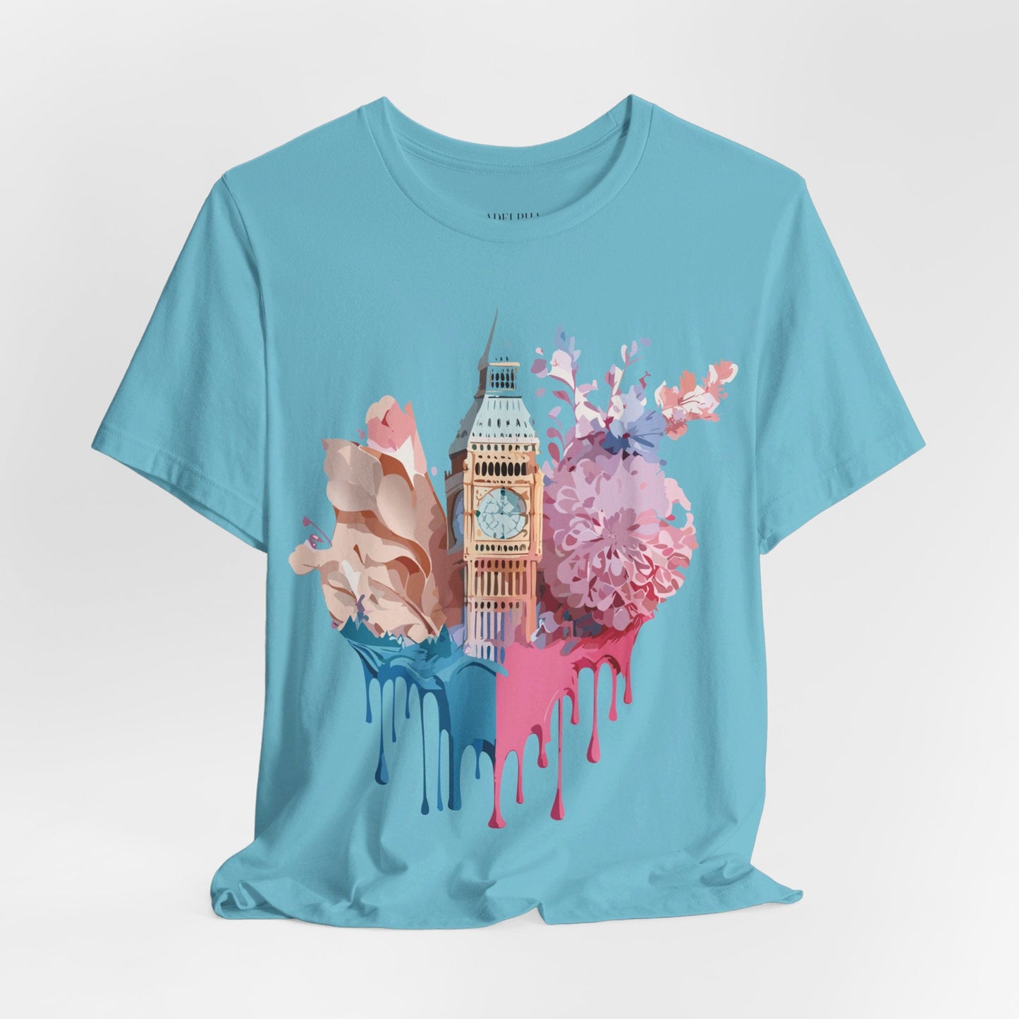 London Tourist Shirt Graphic Tee Unisex Jersey Short Sleeve Adelpha Vintage Inspired Artwork