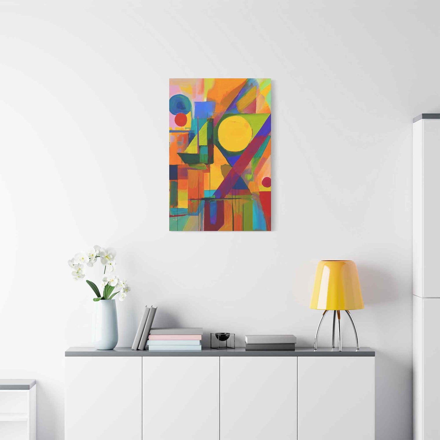 Abstract Painting Print Canvas 20x24,20x30,24x30, 24x32,24x36,30x40, 32x48,36x48,40x60 Pine-Wood Inner Frame ABS-10
