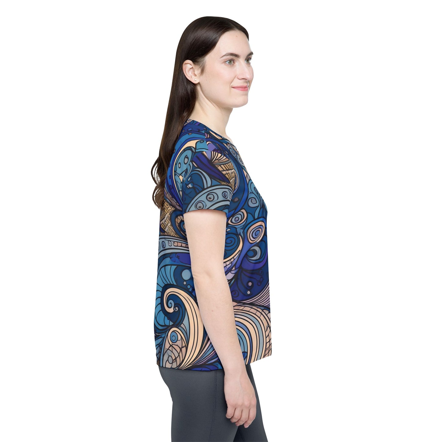 Abstract Print Shirt - PPU BEST