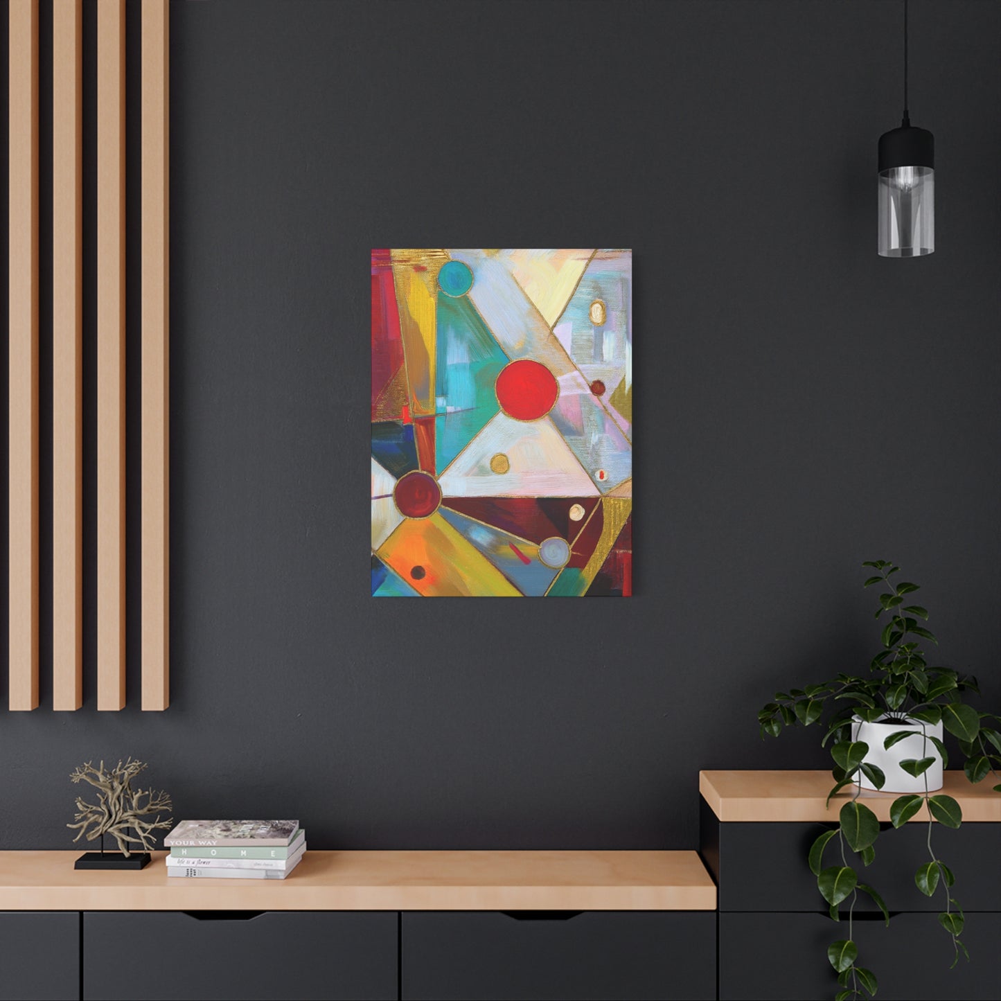 Abstract Oil Painting Print Canvas 20x24,20x30,24x30 24x32,24x36,30x40 32x48,36x48,40x60 Pine-Wood Inner Frame ABS-177