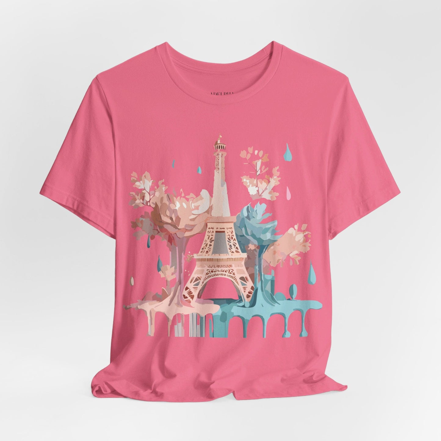 Paris Tourist Shirt Graphic Tee Unisex Vintage Inspired Art Adelpha Premium Quality