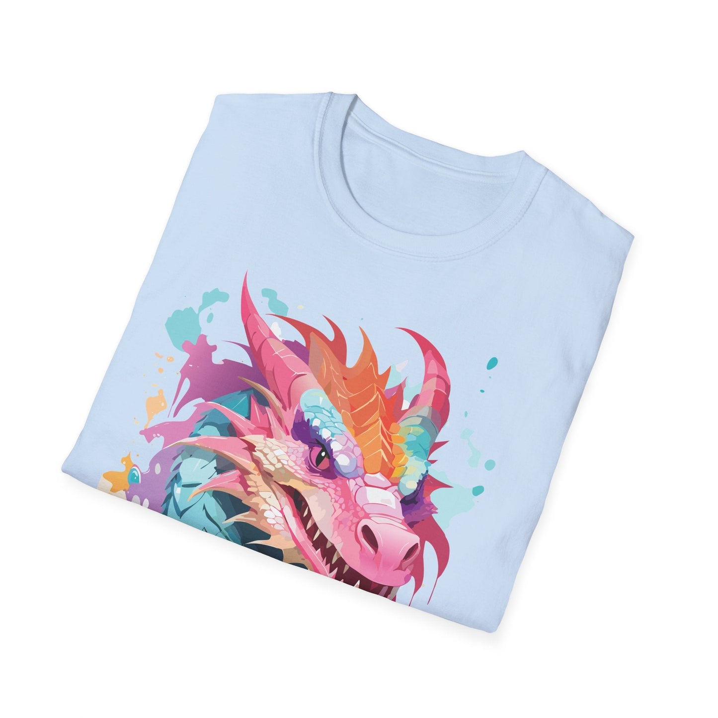 Dragon T Shirt Unisex Dragon Graphic Tee Softstyle 64000 Lightweight Comfort Durable Breathable