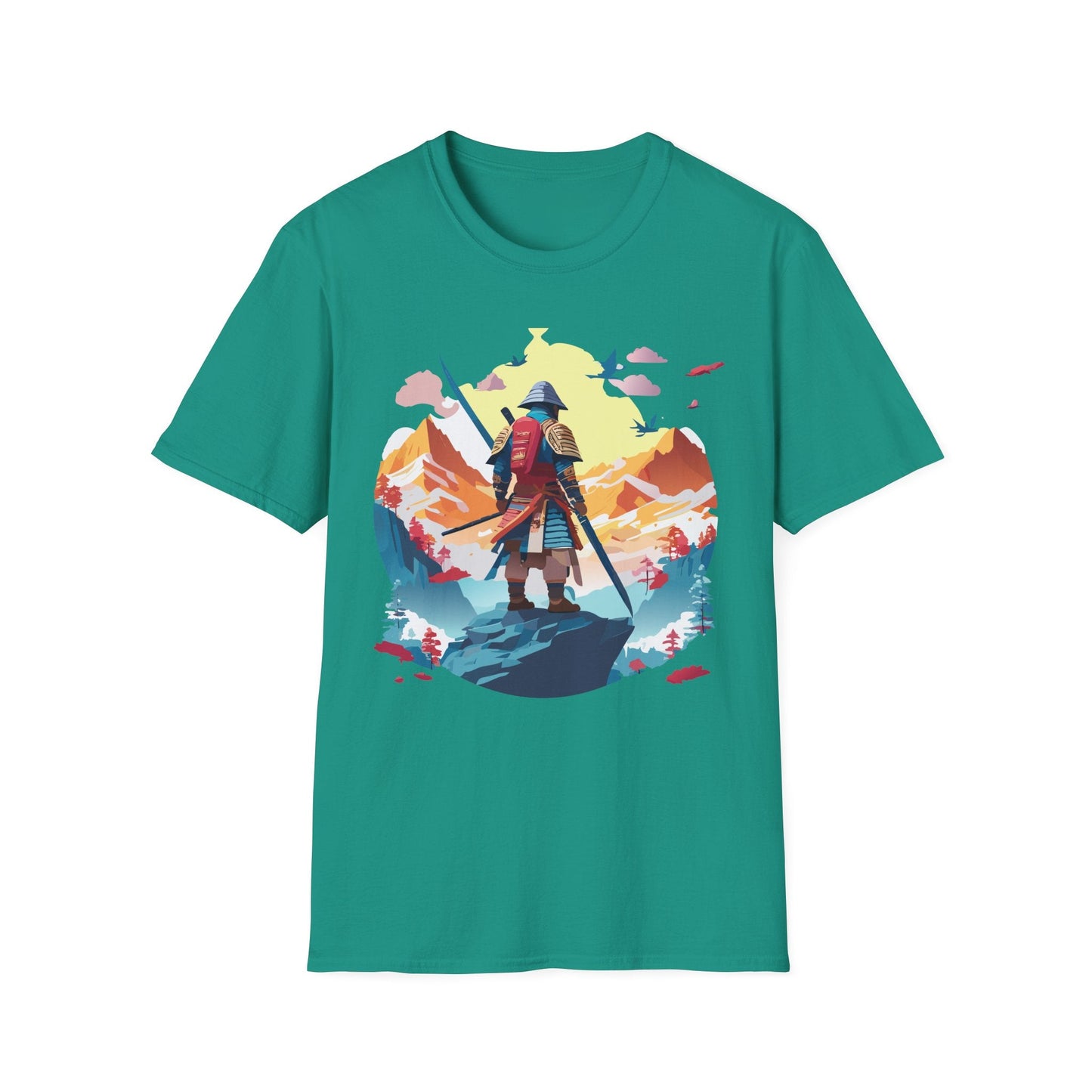 Samurai Shirt Unisex T Shirt Gildan Softstyle 64000 Cotton Tee For Everyday Comfort