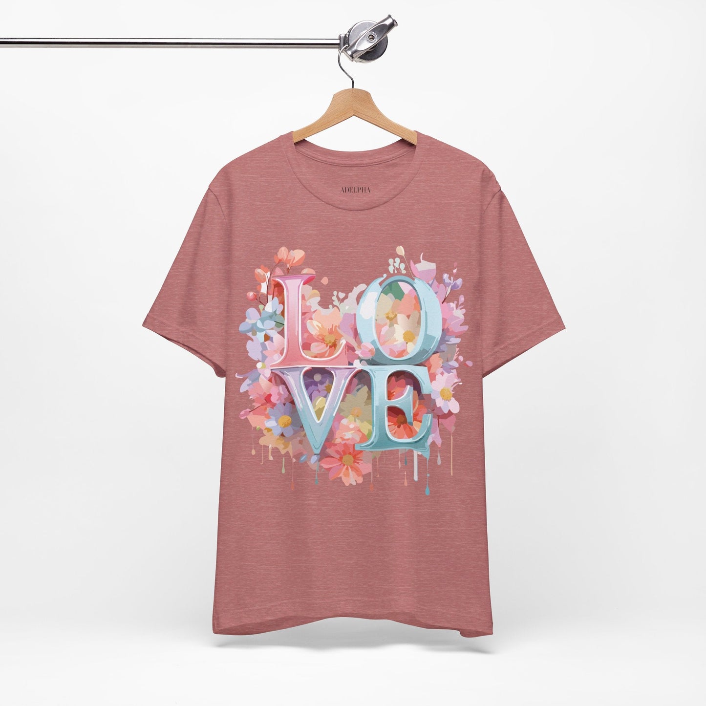 Valentine Graphic Tee Unisex Jersey Short Sleeve Art Design By Adelpha Premium Vintage