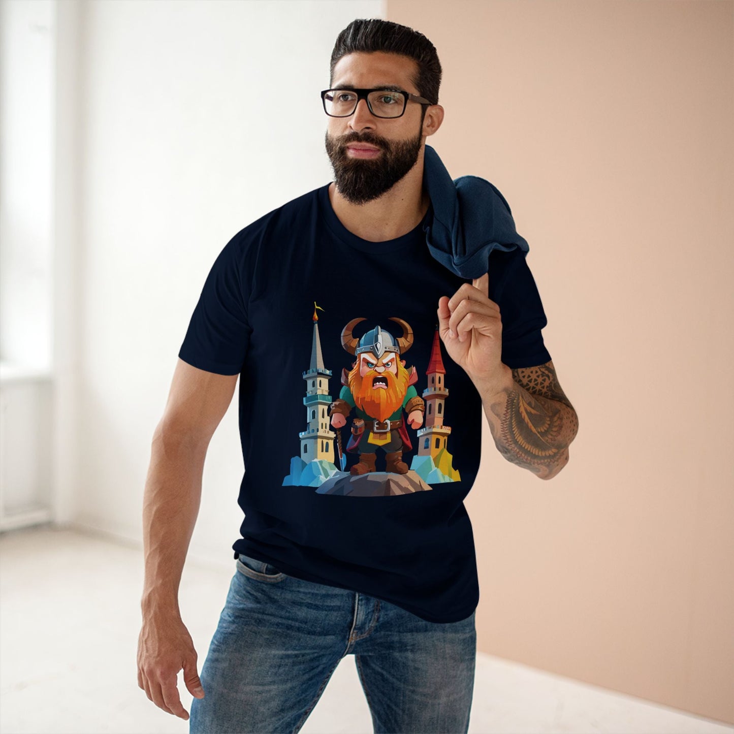 Viking Graphic Unisex 100 Cotton Staple Tee 10