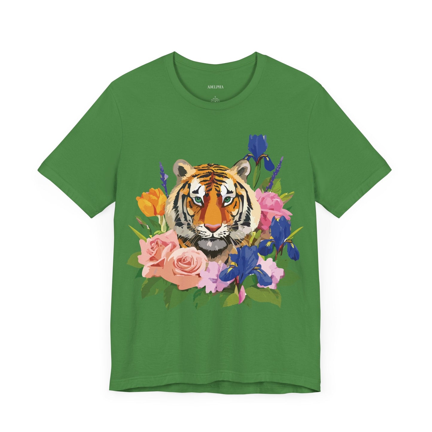 Tiger Graphic T Shirt Unisex Jersey Short Sleeve Art Design Tee Adelpha Vintage Inspired