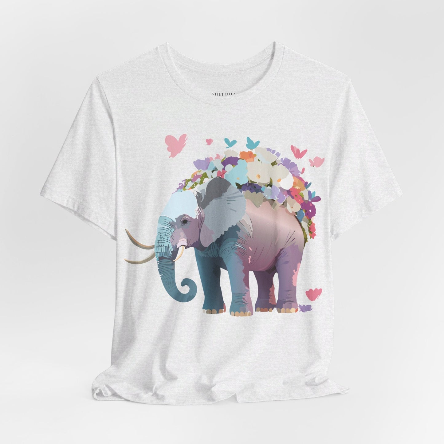 Elephant Graphic T Shirt Unisex Vintage Inspired Artwork By Adelpha Short Sleeve Tee
