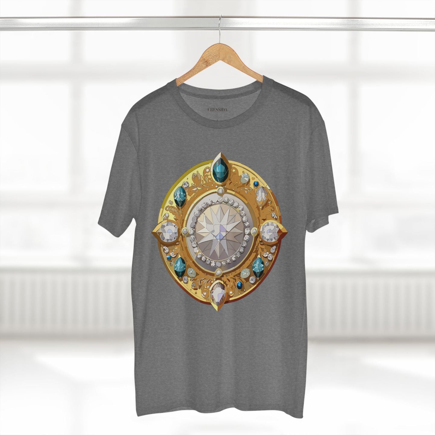 Medallion Graphic T-Shirt Unisex 100 Cotton With Gold Art Design Medal Tee 11