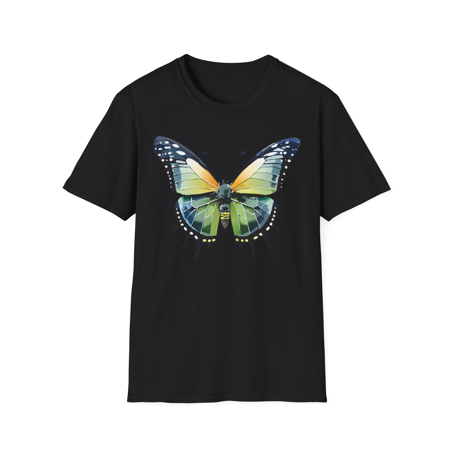 Butterfly Shirt Unisex Softstyle Gildan 64000 Monarch Butterfly Graphic Tee For Men And Women