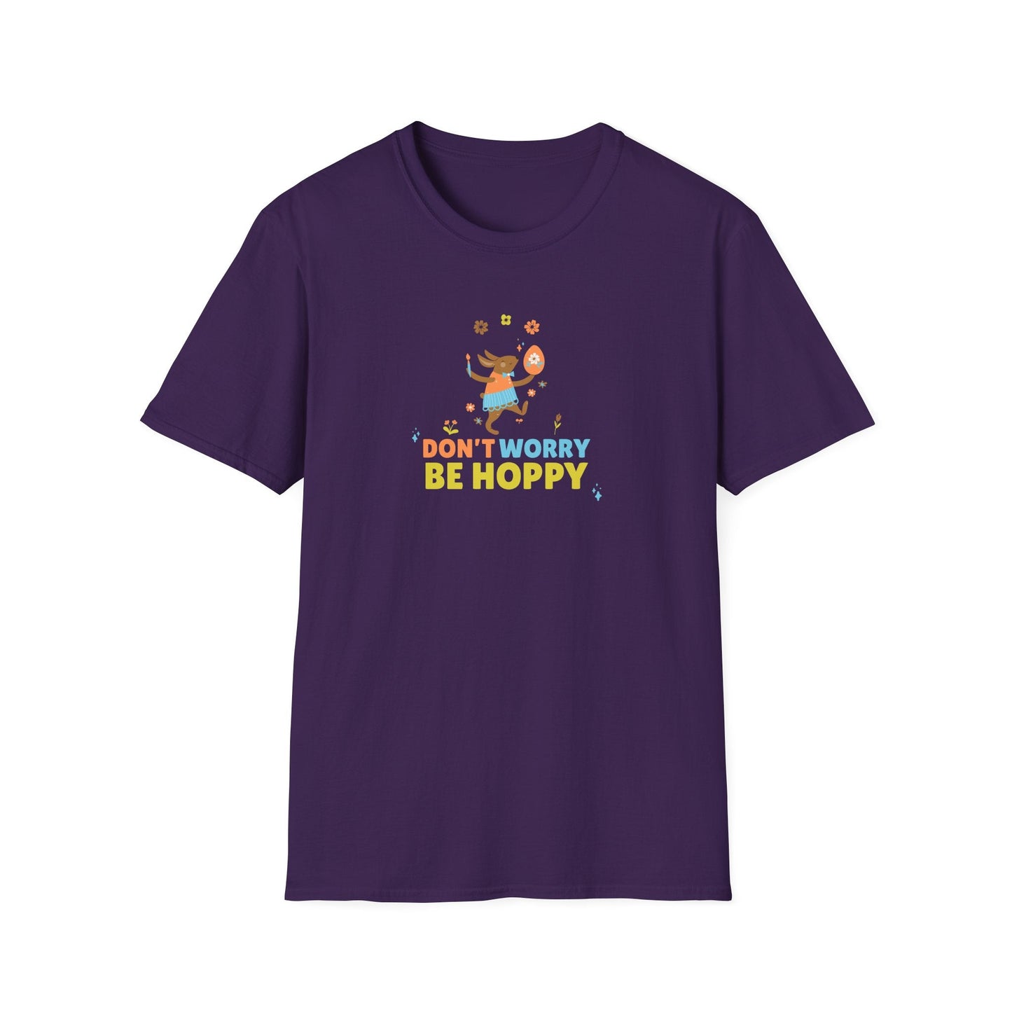 Easter Day T Shirt With Signature Art Design Unisex Softstyle Tee 64000 By Gildan