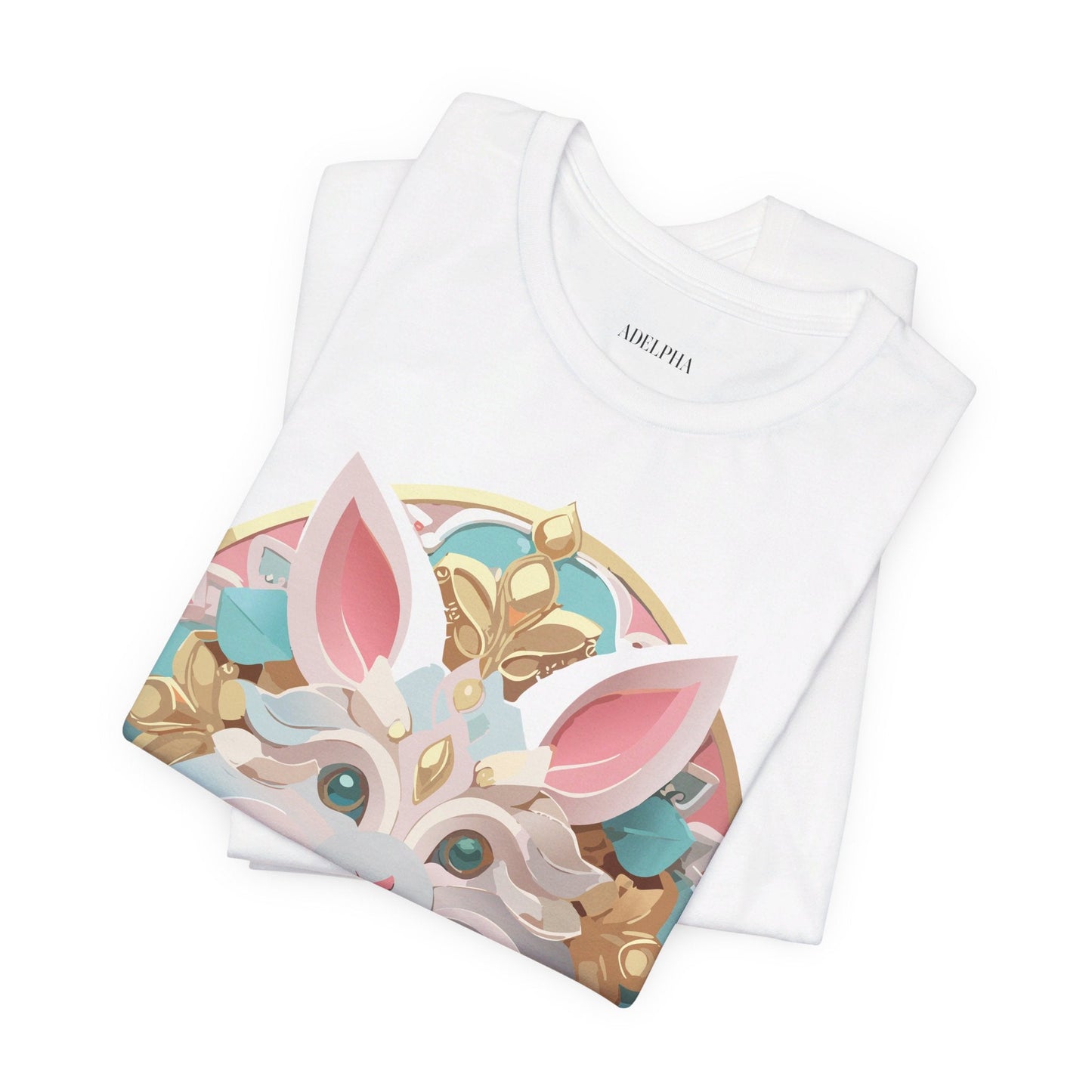 Medallion Graphic Unisex 100 Cotton Vintage Animal Medal Artwork Tee 88