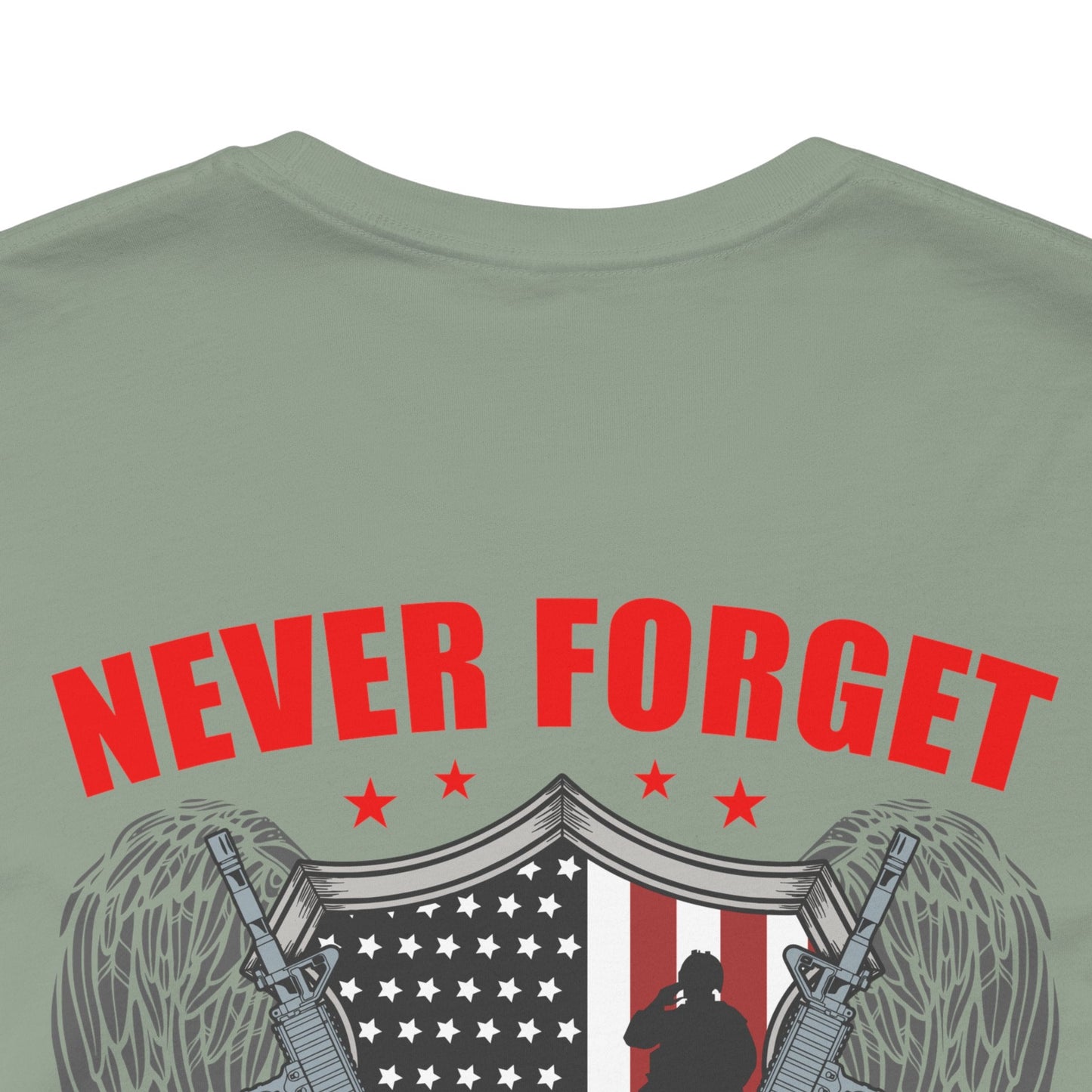 Army Veteran Patriotic Graphic Design Unisex Cotton T-Shirt v39