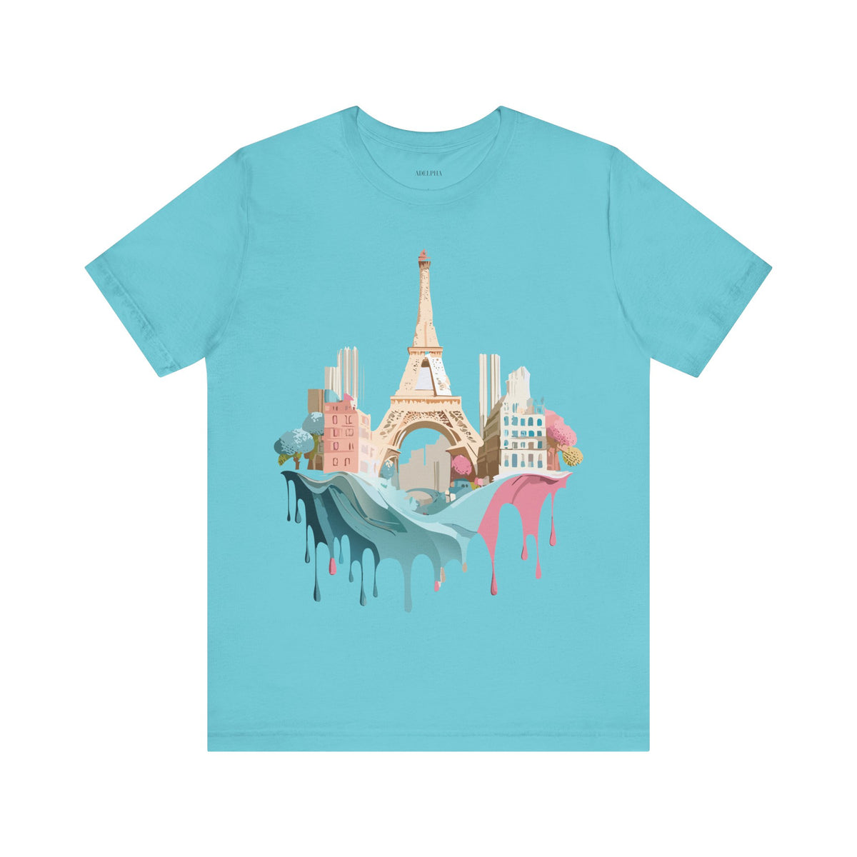Unisex Cotton Bella+Canvas Tee with Paris