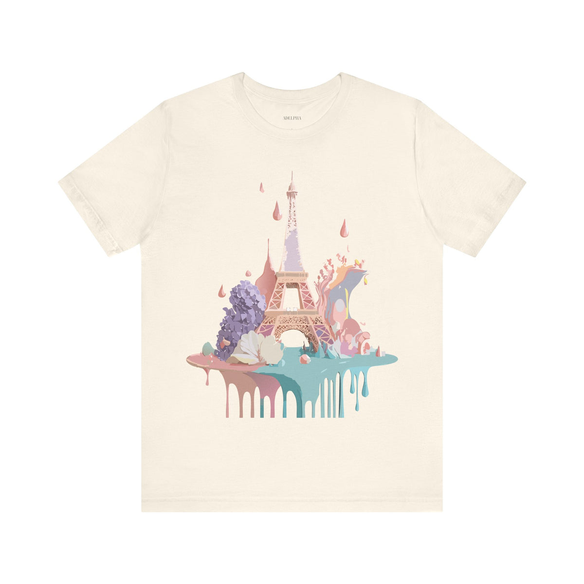 Paris Travel Tourist Graphic Design Unisex Bella+Canvas Cotton T-Shirt e321