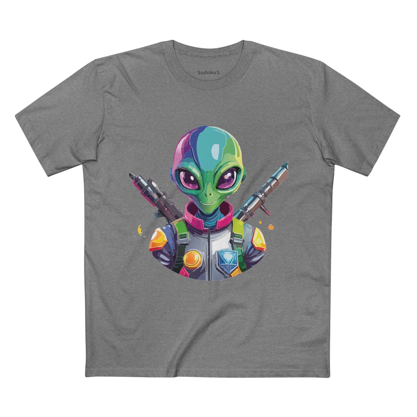 Aliens Graphic Unisex 100 Cotton Staple Tee 57