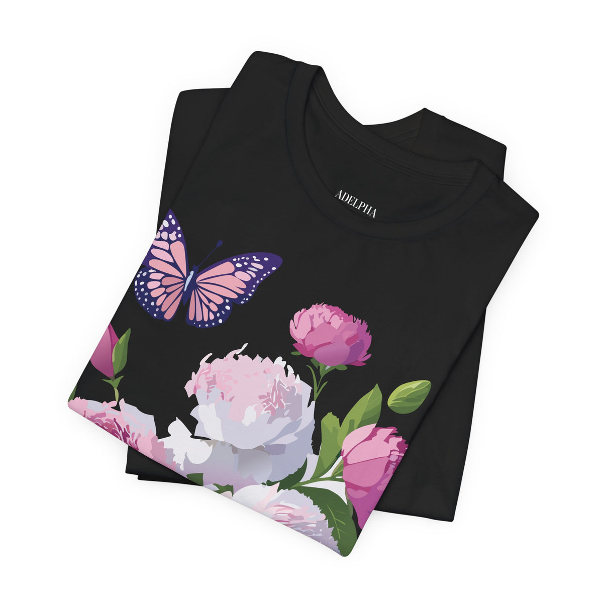 Floral Graphic Tee Shirt - Bella+Canvas Unisex 100 Cotton 40