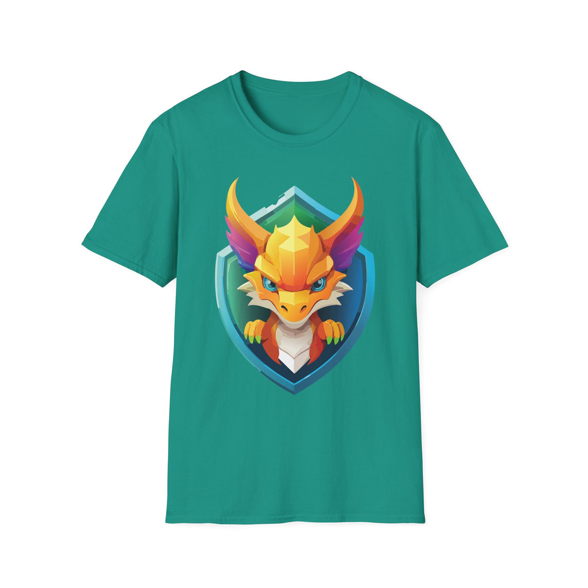 Dragon Graphic Tee Gildan Unisex 100 Cotton Tee Shirt with Animals m18