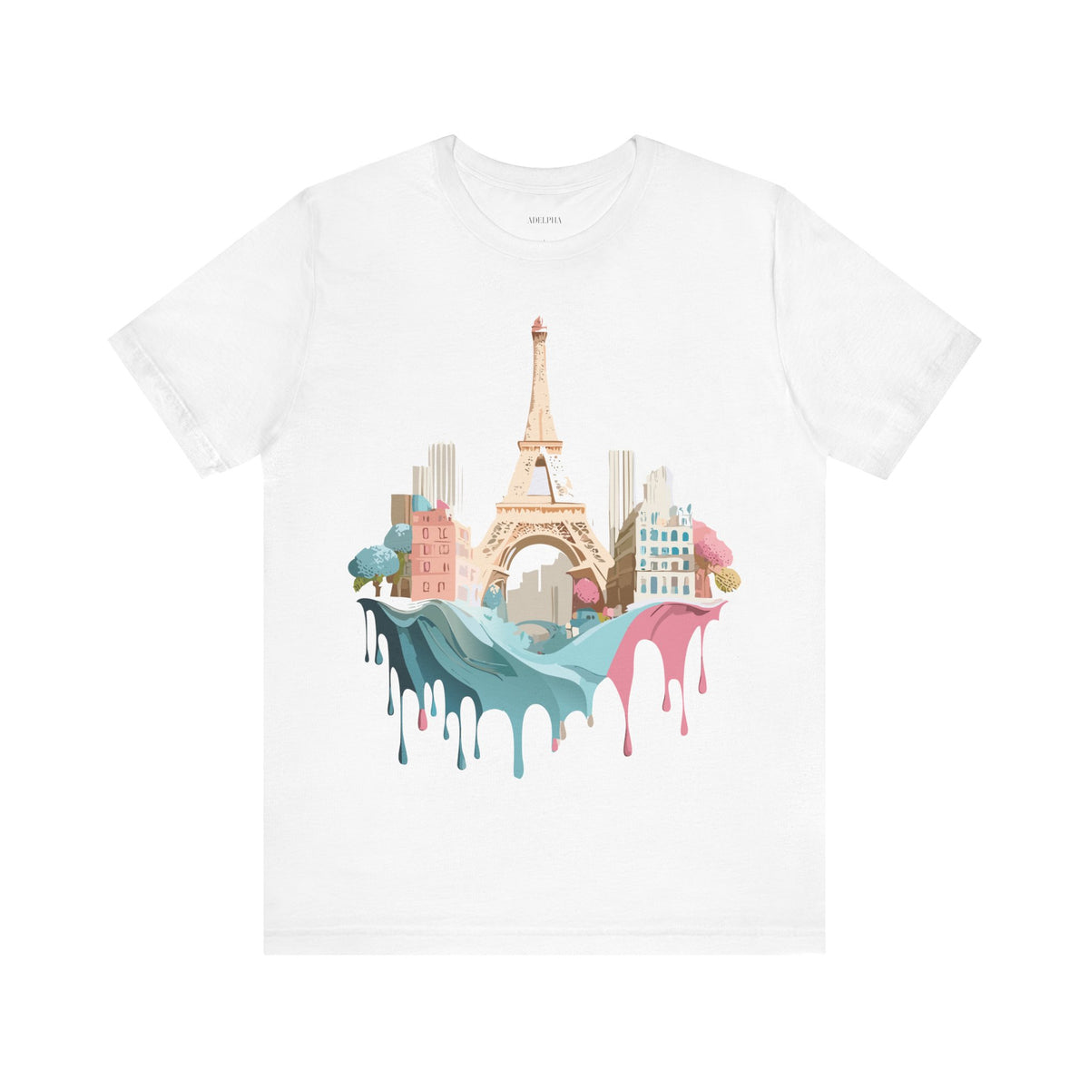 Unisex Cotton Bella+Canvas Tee with Paris