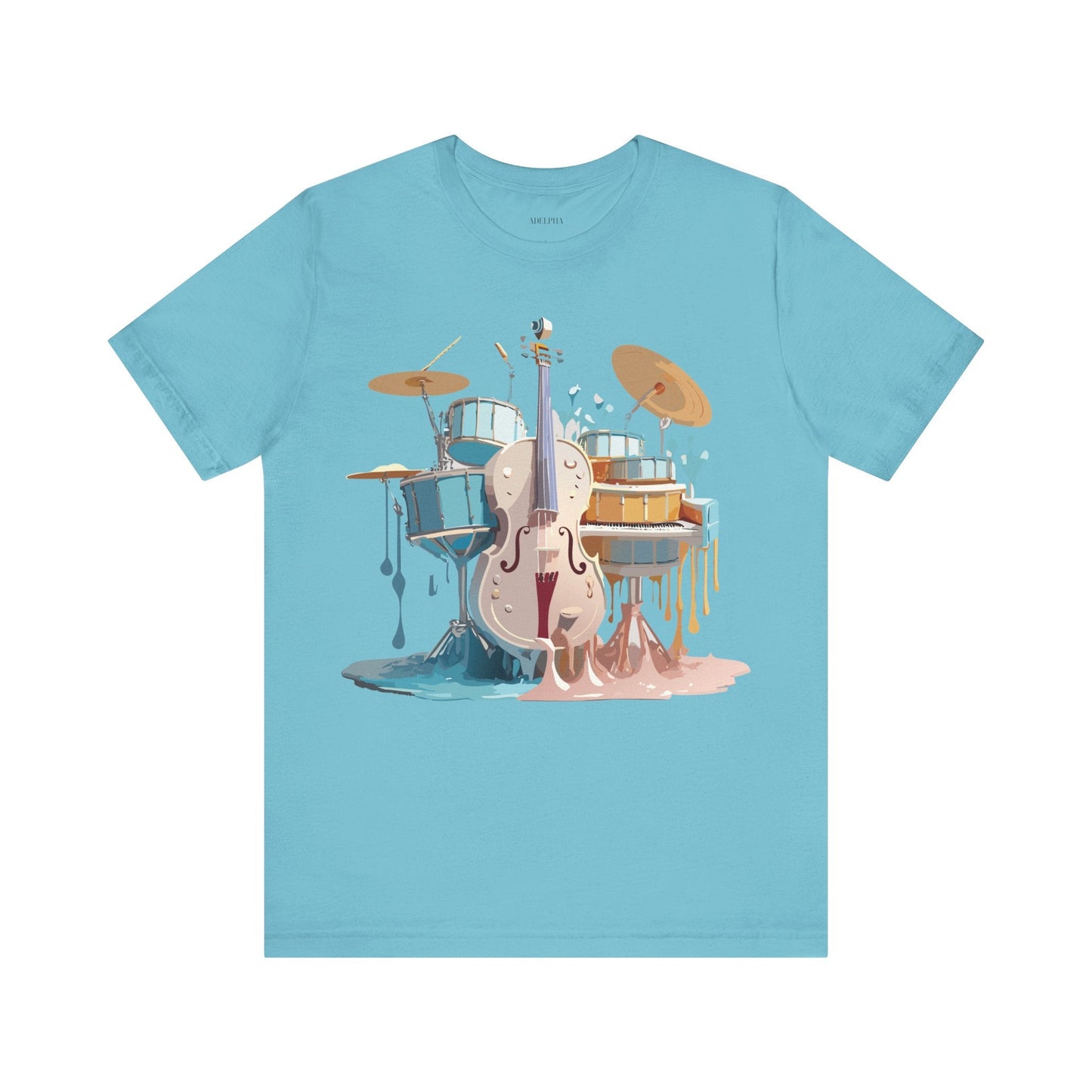Adelpha Music Graphic T Shirt Unisex Jersey Short Sleeve Vintage Inspired Artwork Tee