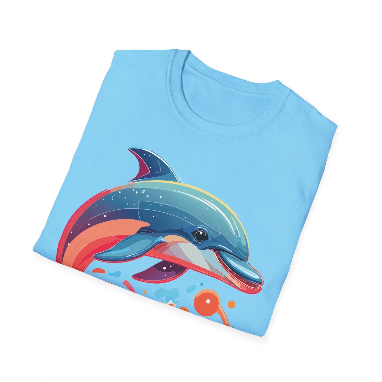 Gildan Softstyle Dolphin Shirt Unisex Short Sleeve Tee 100 Percent Ring Spun Cotton Comfortable Wear