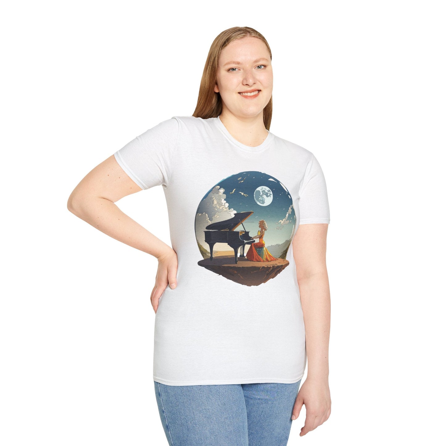 Womens Graphic T Shirts Art Design Shirt Gildan Softstyle 64000 Cotton Tee Unisex Comfort