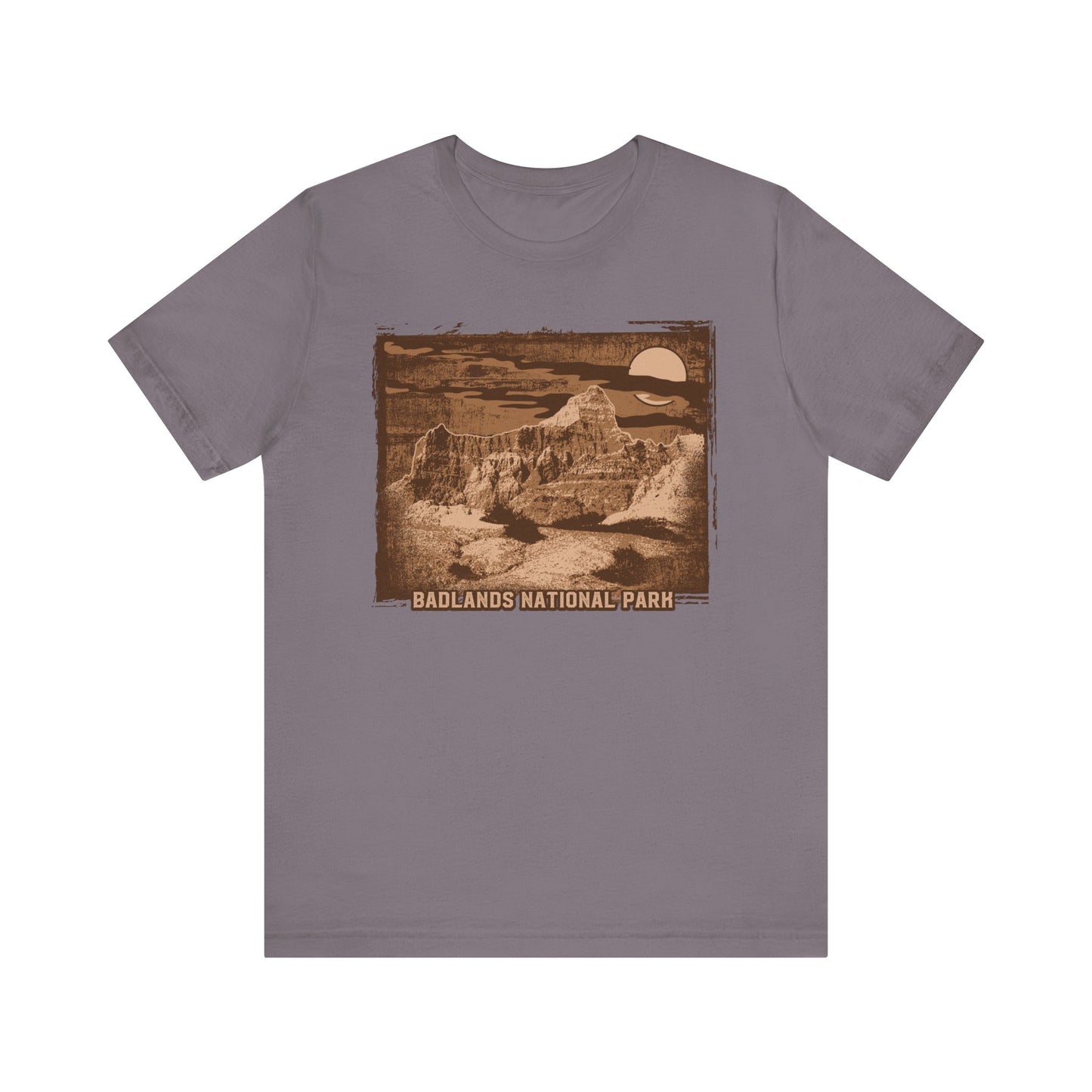 Badlands Retro Poster Graphic Design Tee, Badlands Shirt, Vintage Tees, Art Design T-Shirt, Graphic Tee, Retro Art Shirts