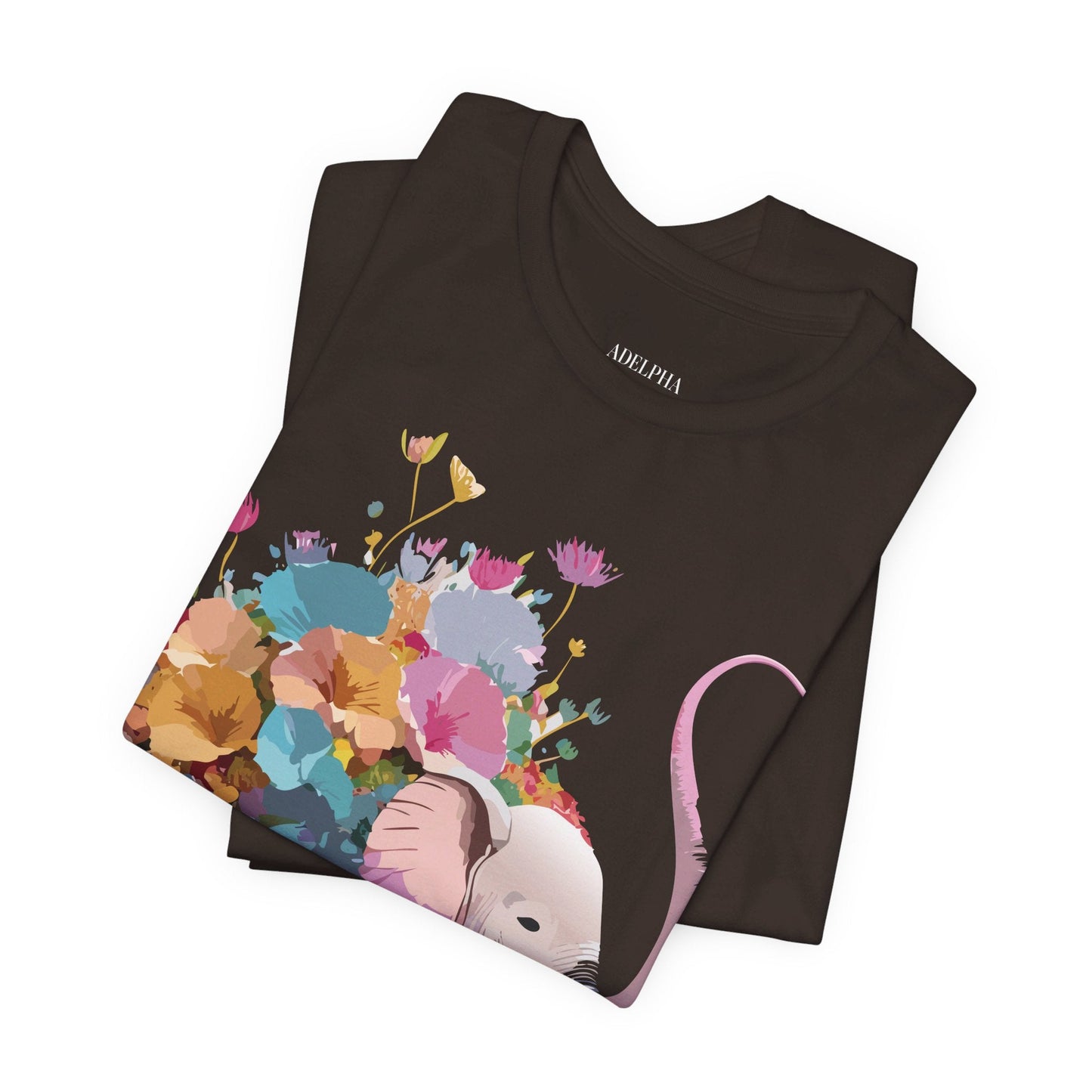 Elephant Graphic Unisex 100 Cotton Jersey Vintage Art Design Tee 12