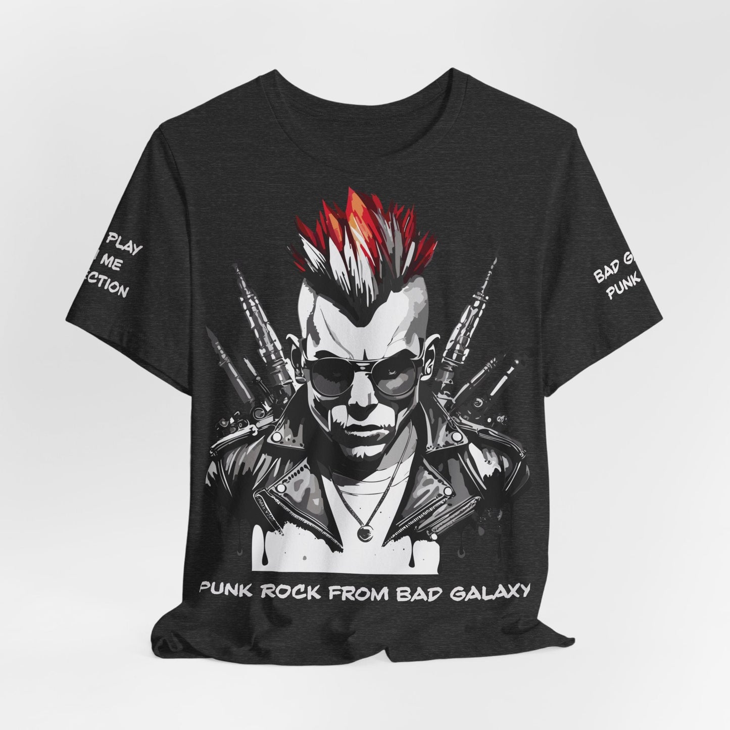 Punk Rock Tee Shirt Made In USA 100 Cotton Eco Friendly Inks Durable Stitching Quality