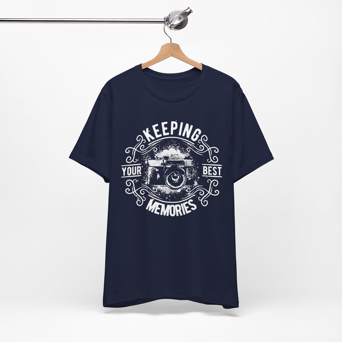 Keeping Your Best Memories T-Shirt Vintage Camera Graphic T-Shirt A-5