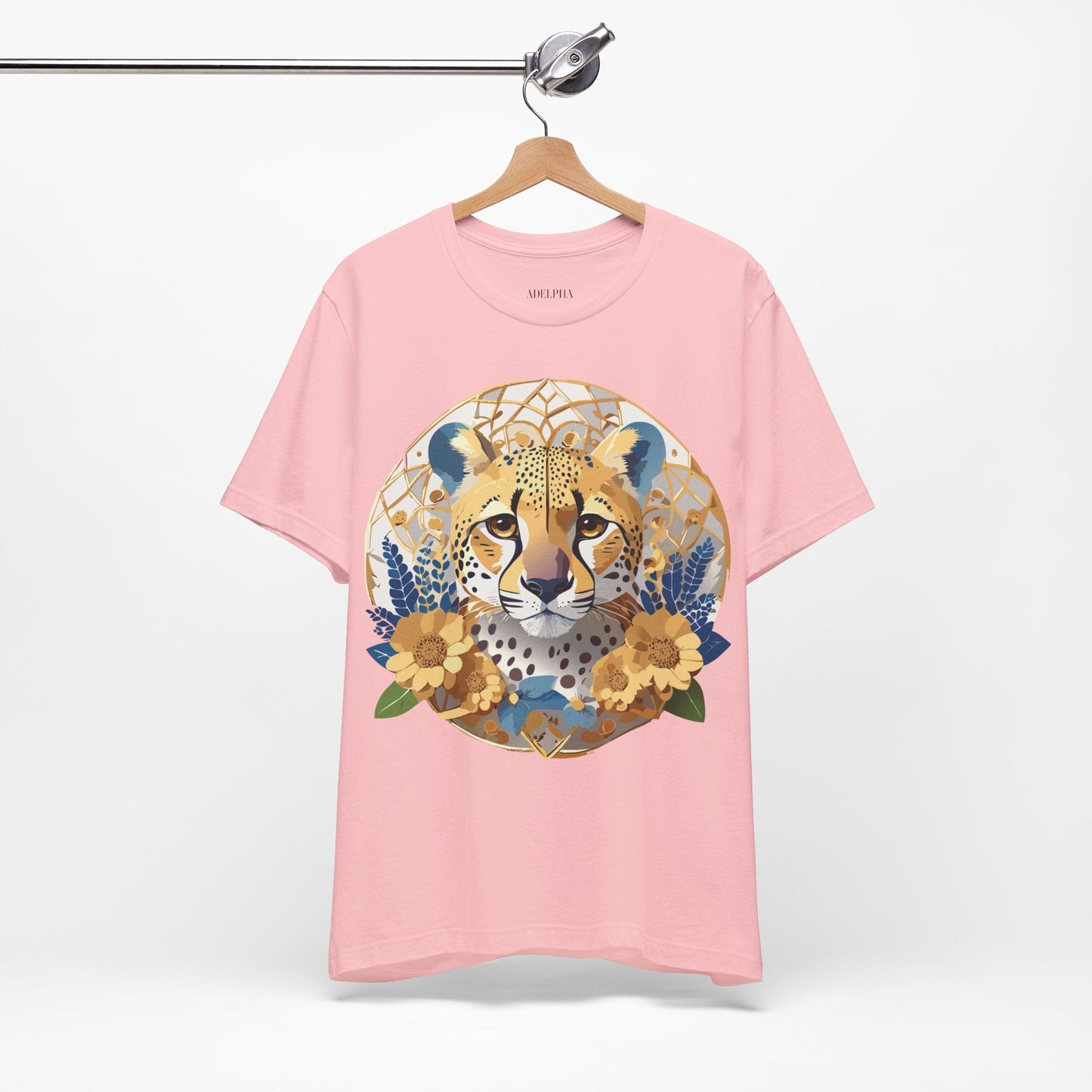 Medallion Graphic Unisex 100 Cotton Vintage Animal Medal Artwork Tee 53