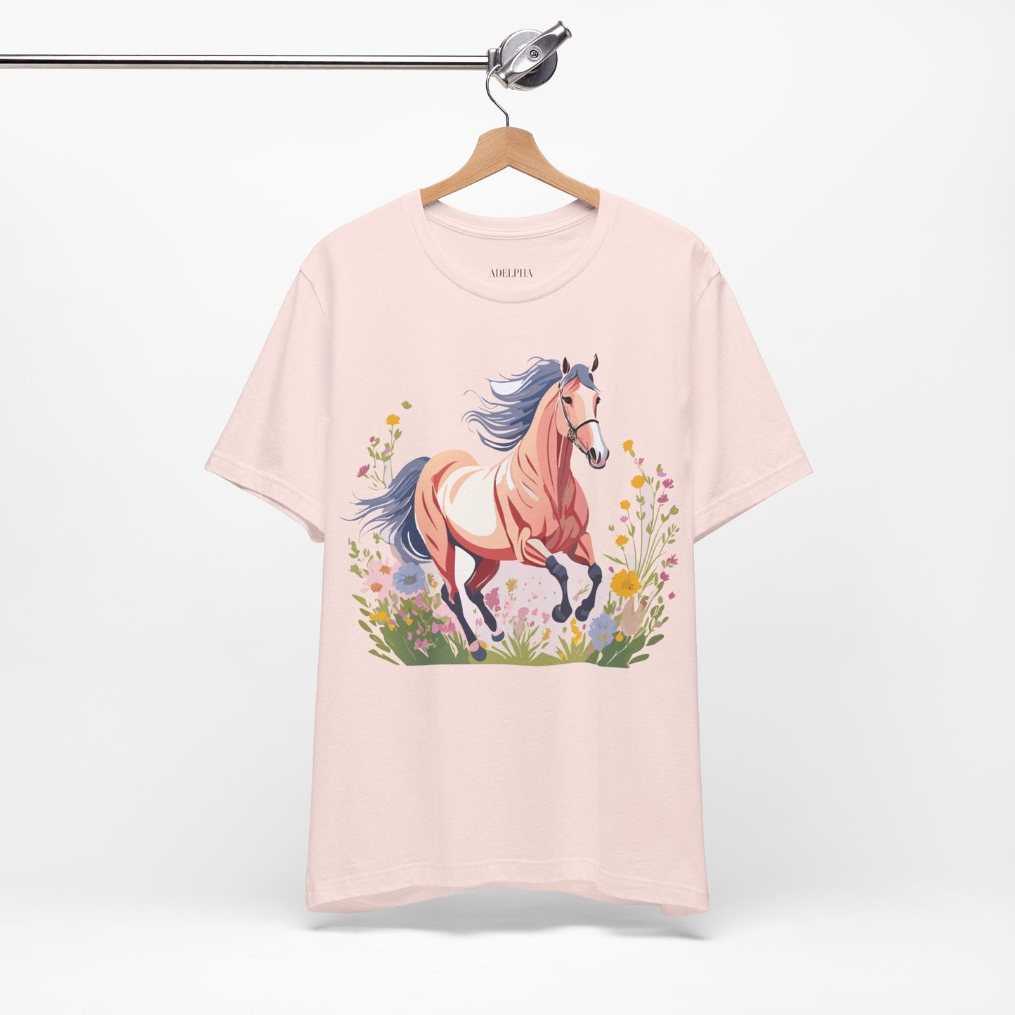 Horse Graphic Unisex 100 Cotton Vintage Animal Art T-Shirt 9