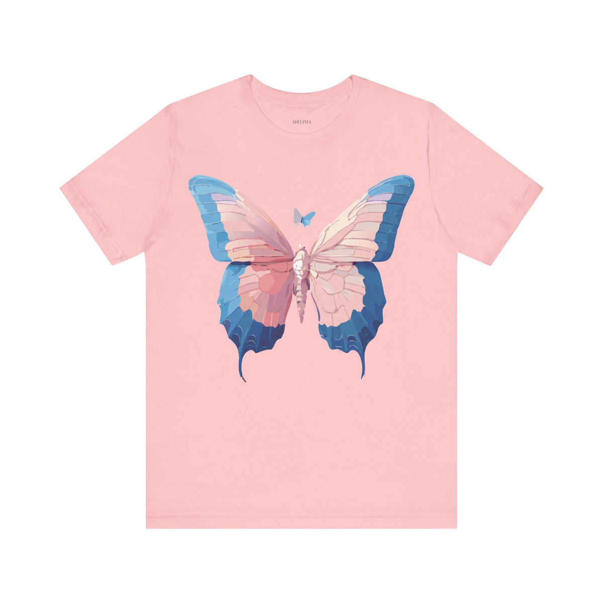 Butterfly Graphic Unisex Cotton Bella+Canvas Tee with Art Design n14