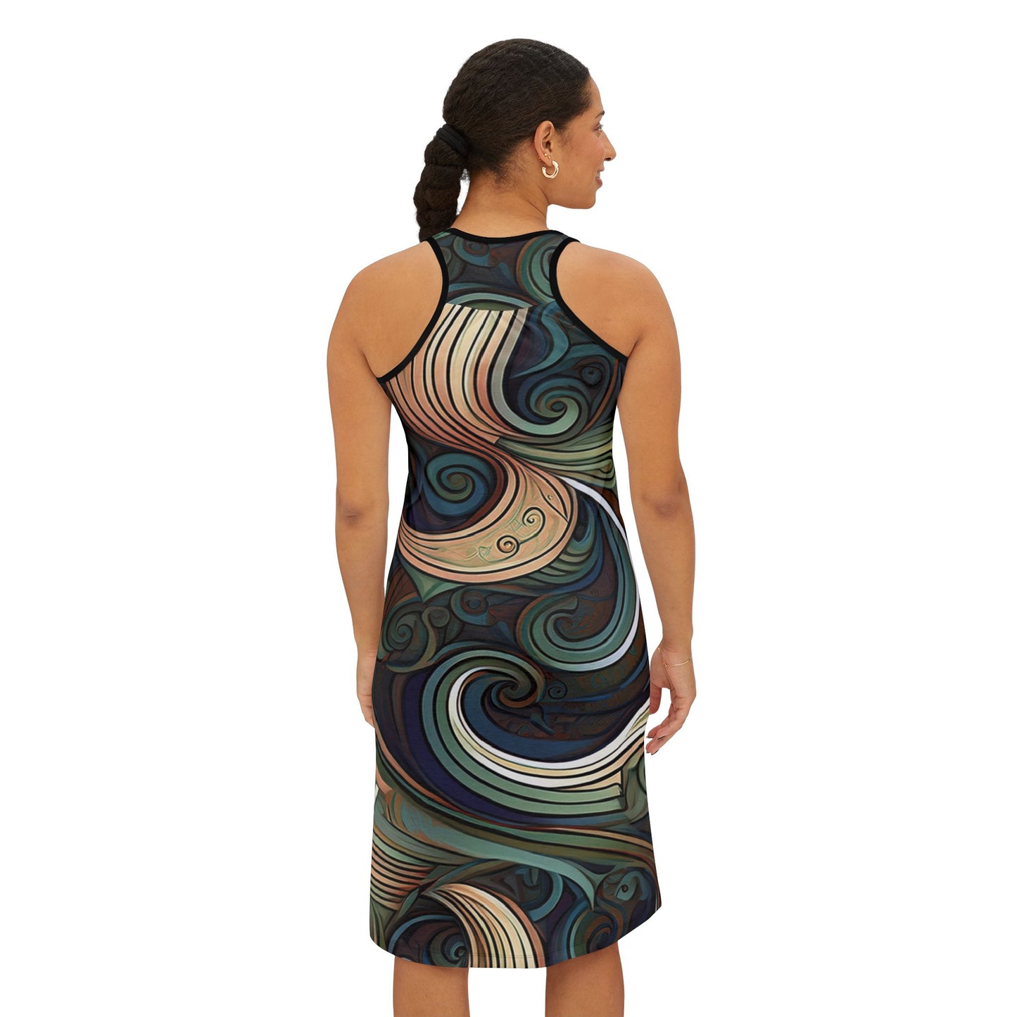Abstract Print Dress - PPU BEST