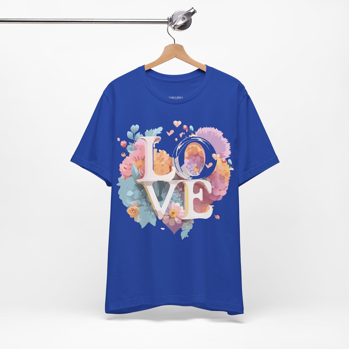 Valentine Graphic Tee Unisex Jersey Short Sleeve Art Design By Adelpha Vintage Artwork