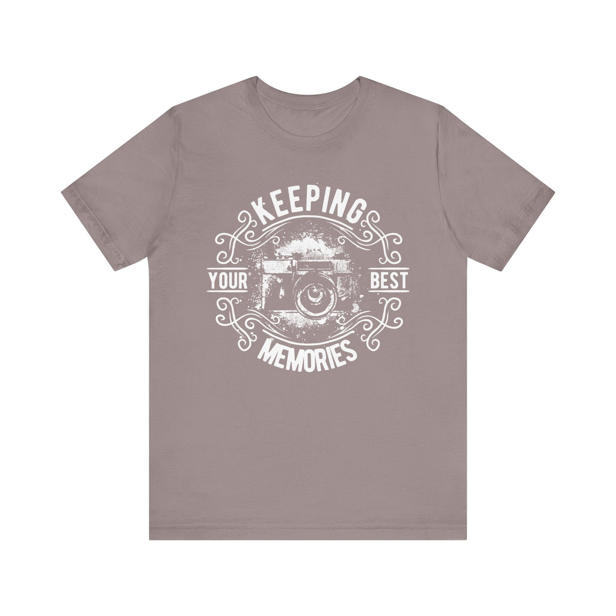 Keeping Your Best Memories T-Shirt Vintage Camera Graphic T-Shirt A-5