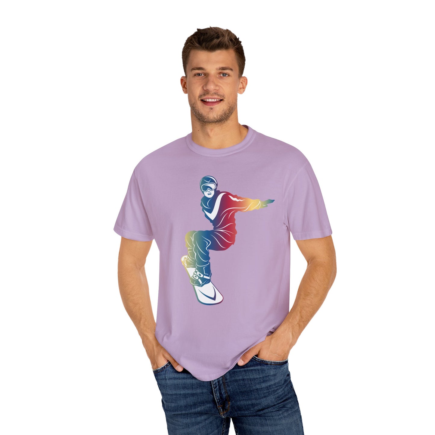 Unisex T-shirt with sports art design