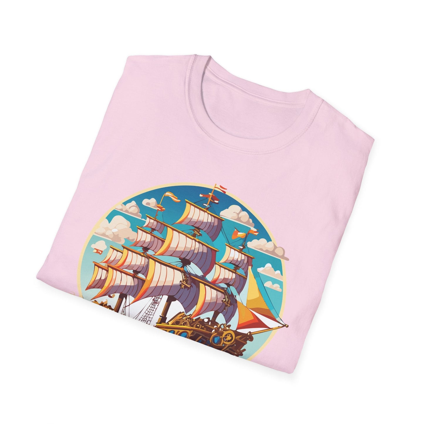 Ship T Shirts Frigate Tee Unisex Vessel Tee Shirt Gildan Softstyle 64000 Cotton Tee Classic