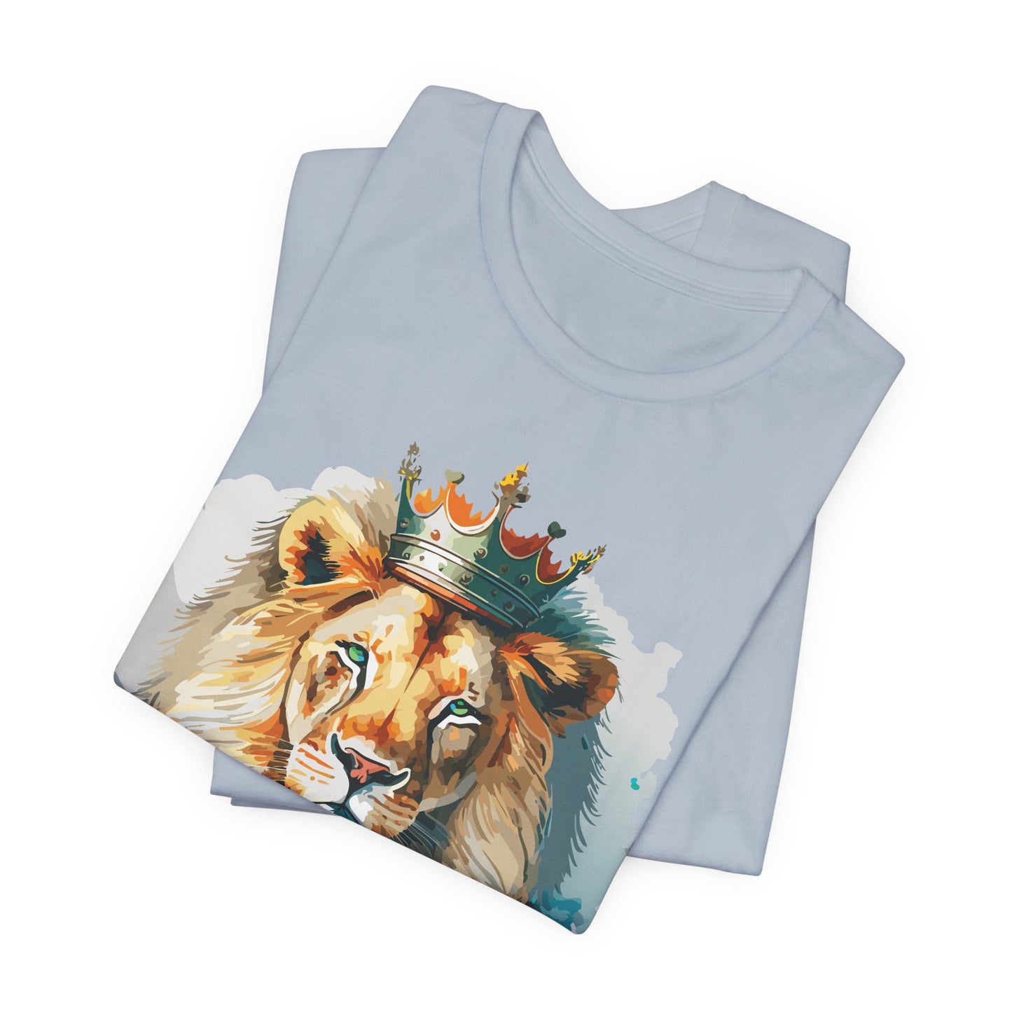 Lion Shirt, Animal Shirt, T-Shirt with Lion, Art Design Tee, Animal Tees, Safari T-Shirt, Crown Tee 13