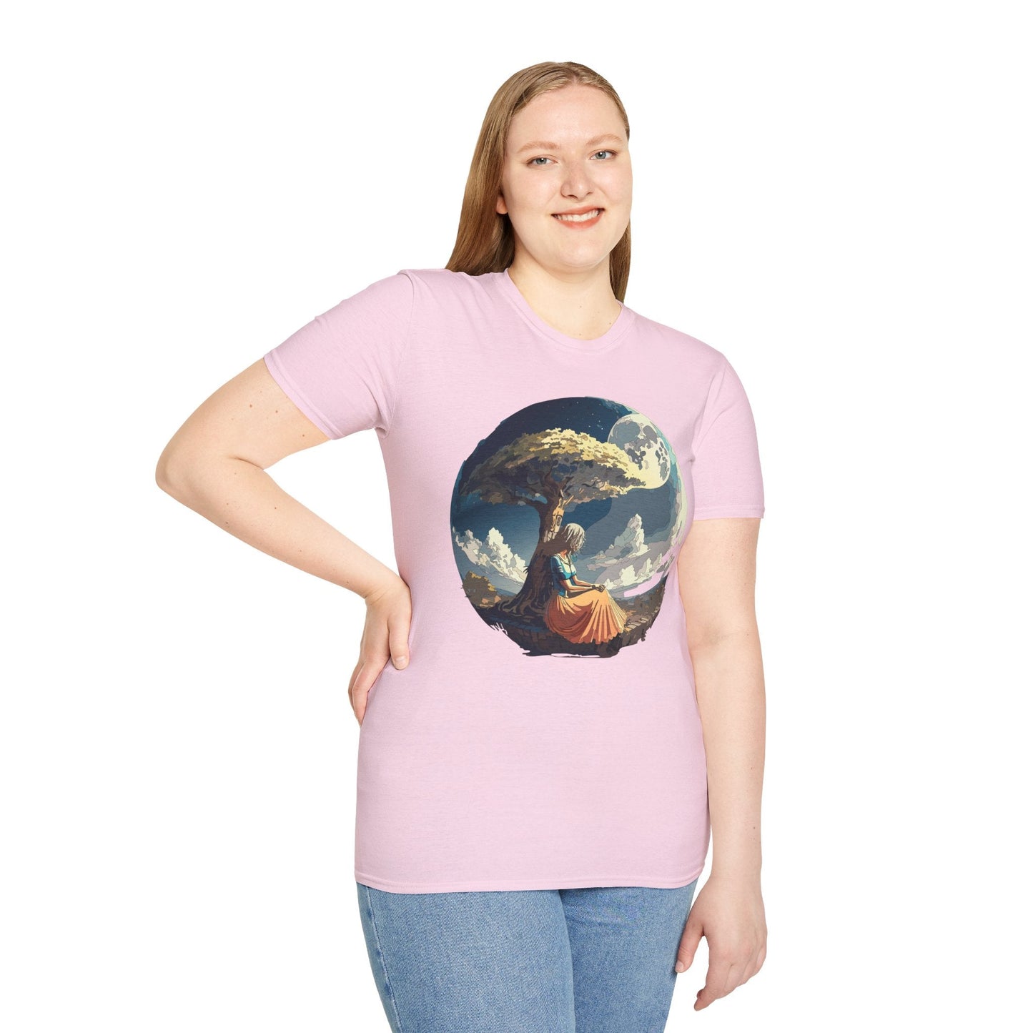 Unisex Graphic T Shirt Art Design Tee Softstyle 64000 Ring Spun Cotton Comfortable