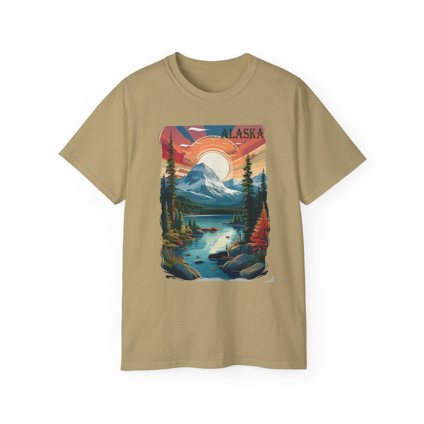 Alaska Graphic Unisex Cotton T‑Shirt 4