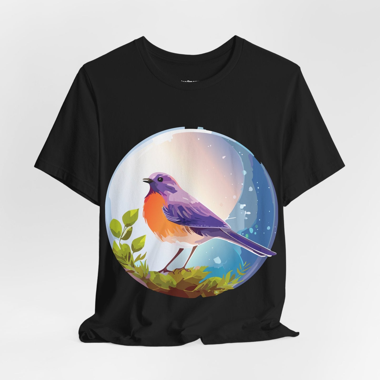 Unisex Animals And Bird Shirt Graphic Cotton T Shirt With Original Retro2Nova Art Premium Short Sleeve Tee