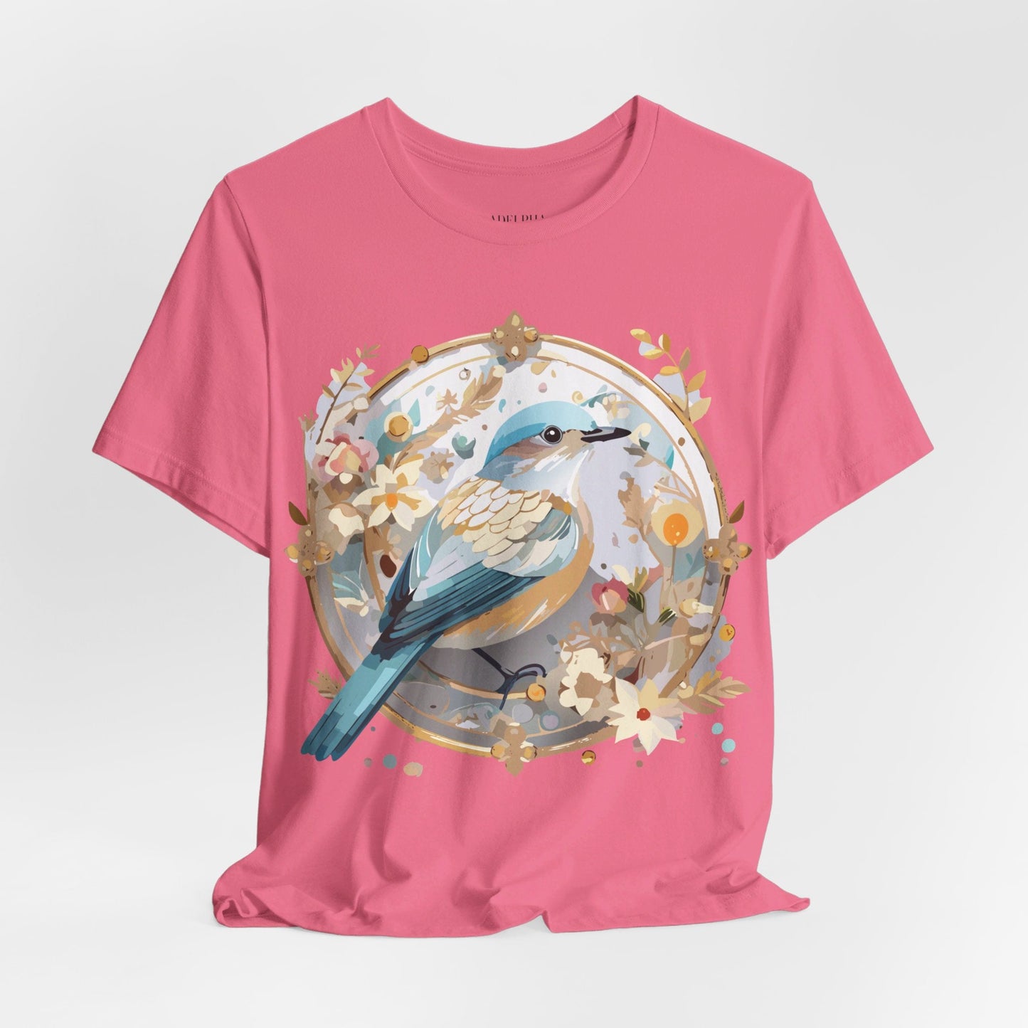 Adelpha Medallion Graphic T Shirt Unisex Short Sleeve Vintage Inspired Art Design