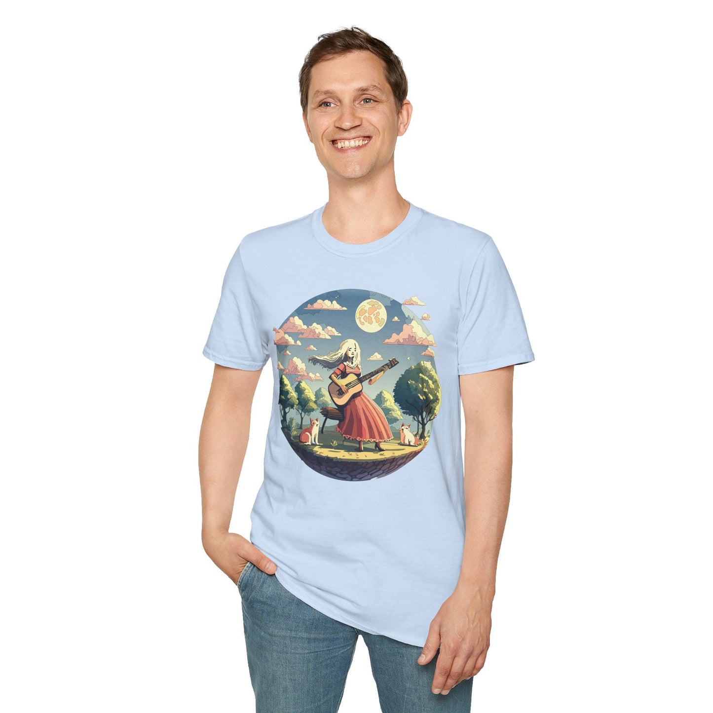 Womens Graphic T Shirts Art Design Tee Softstyle 100 Percent Cotton Unisex Gildan 64000