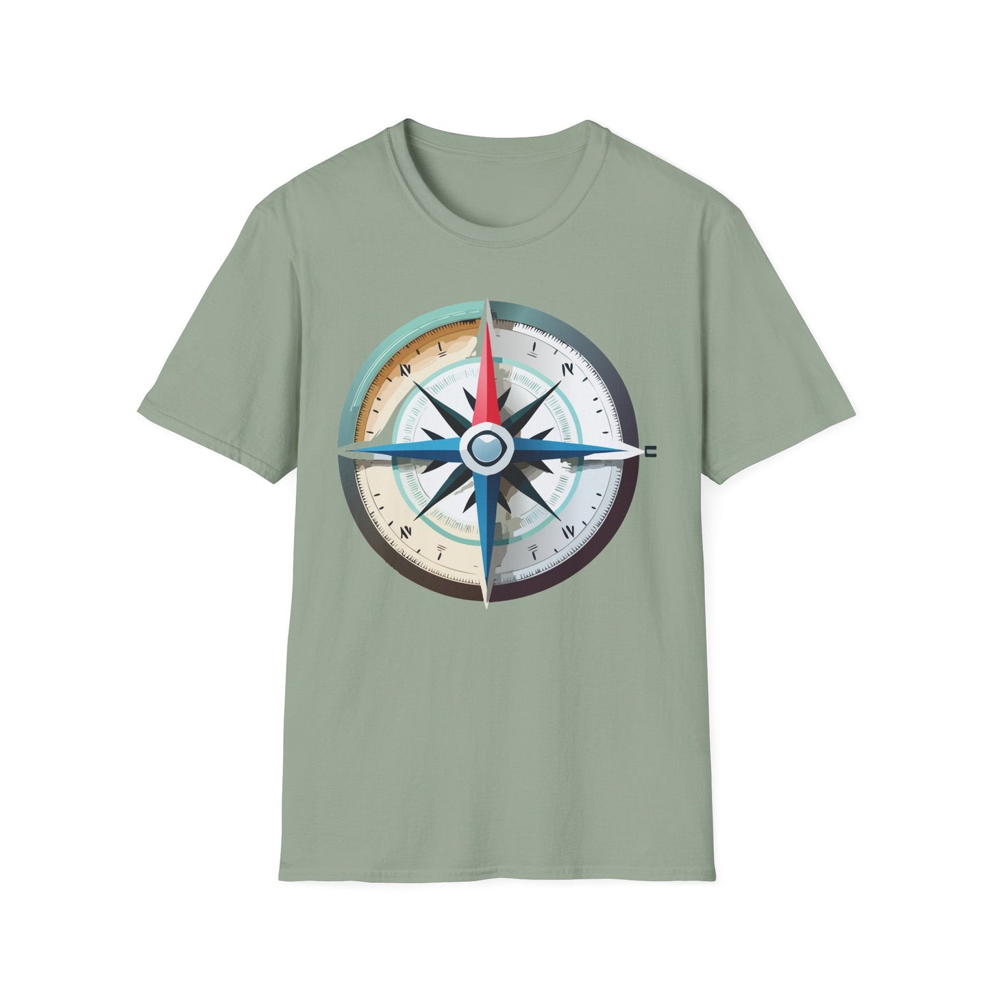 Compass Navigator Graphic Tee Unisex 100 Cotton 17