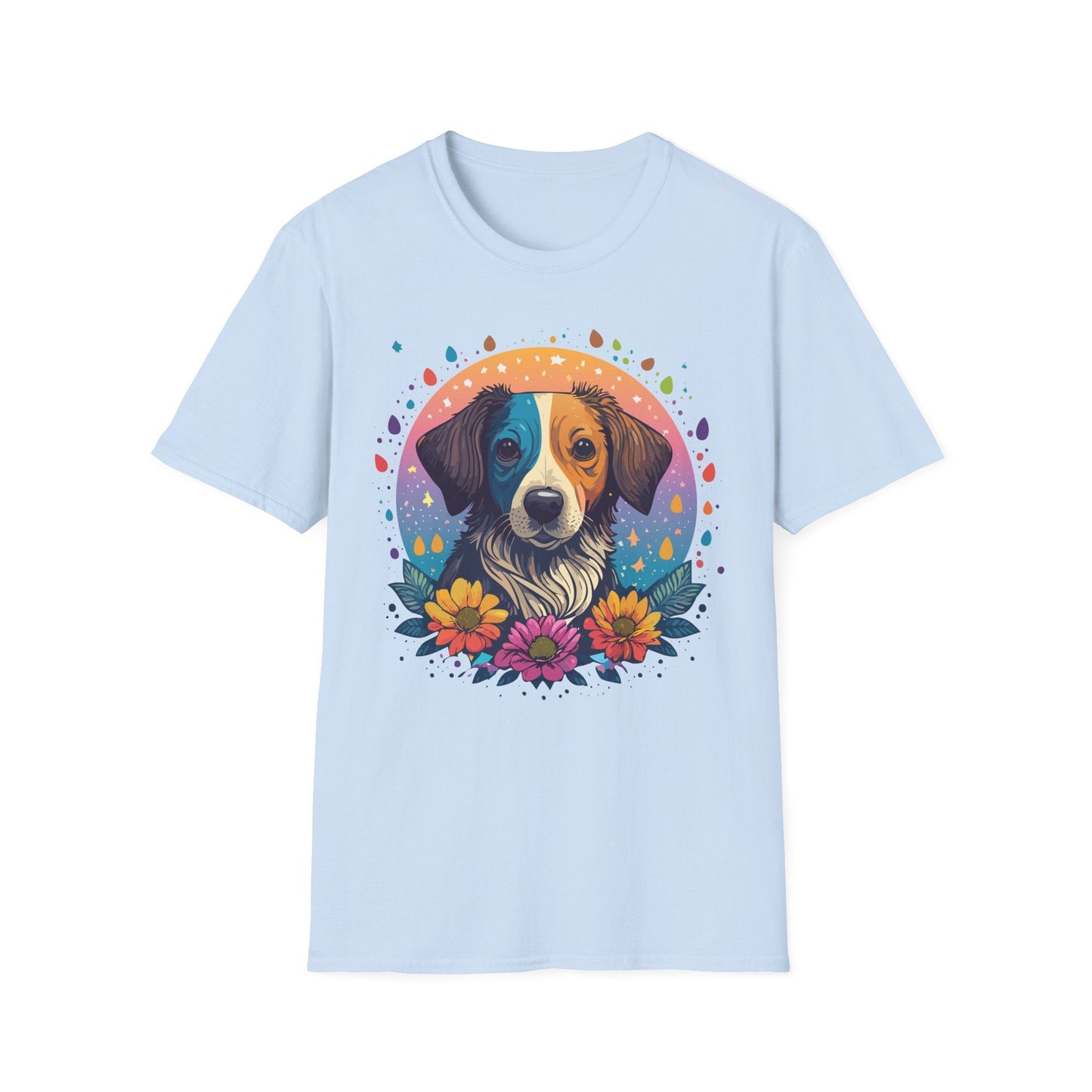 Dog Shirt Unisex Softstyle Tee 100 Percent Cotton Gildan 64000