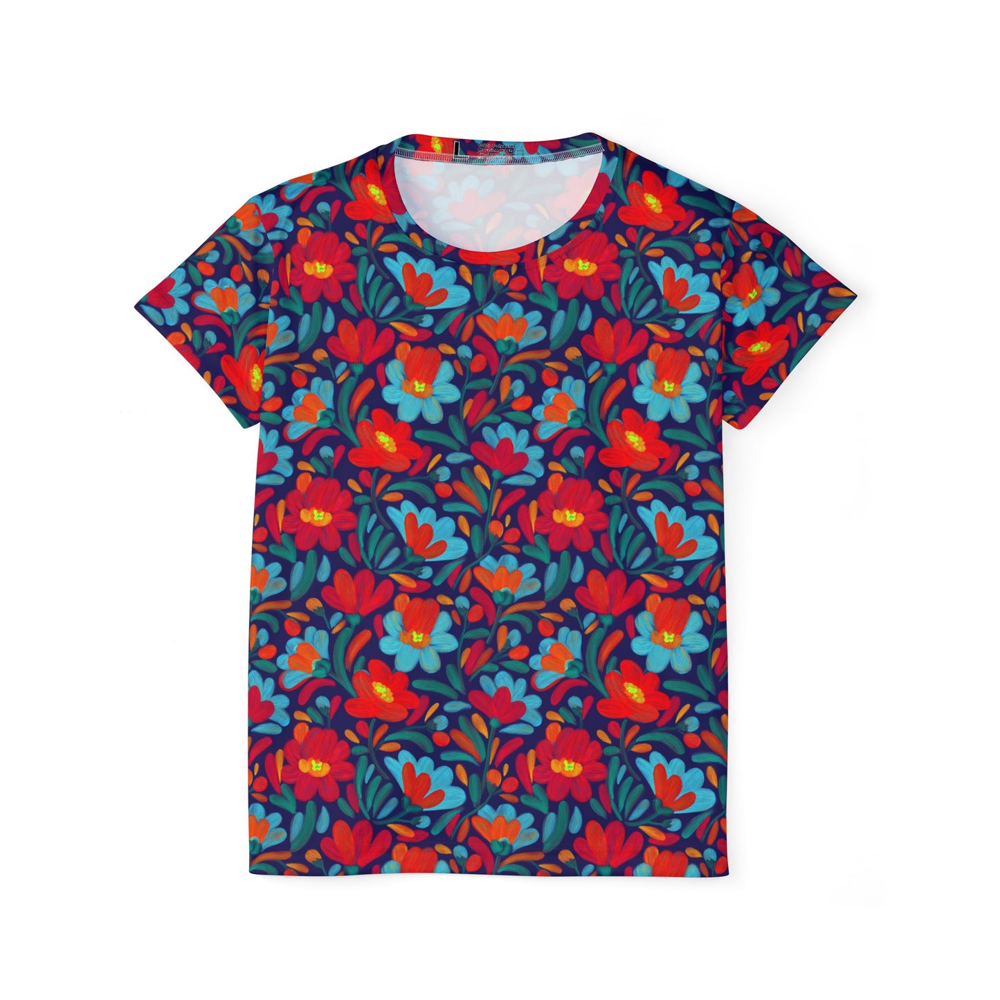 Women Poly Shirt with Floral Print F263