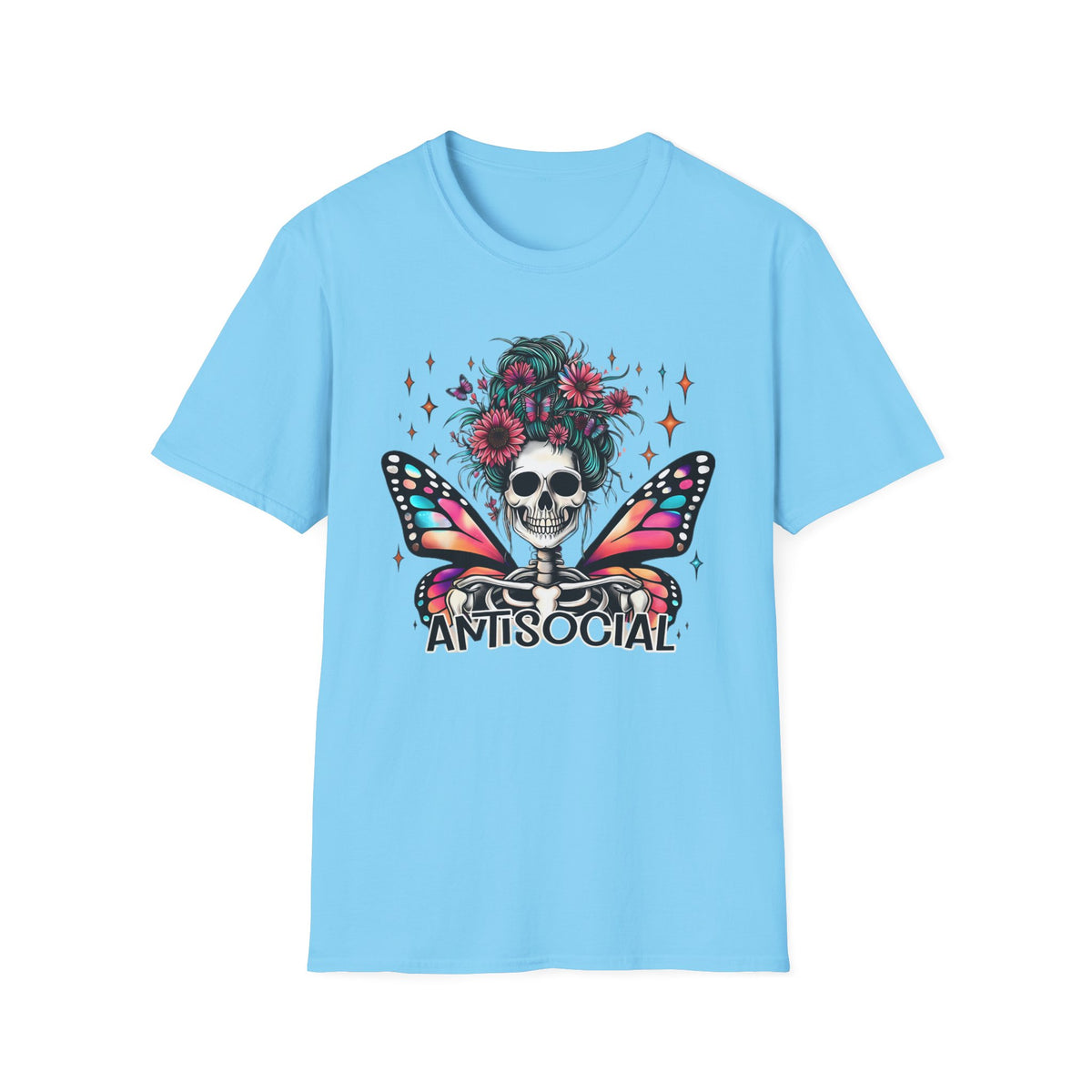 Skull Skeleton Graphic Tee Gildan Unisex 100 Cotton Tee Shirt m44