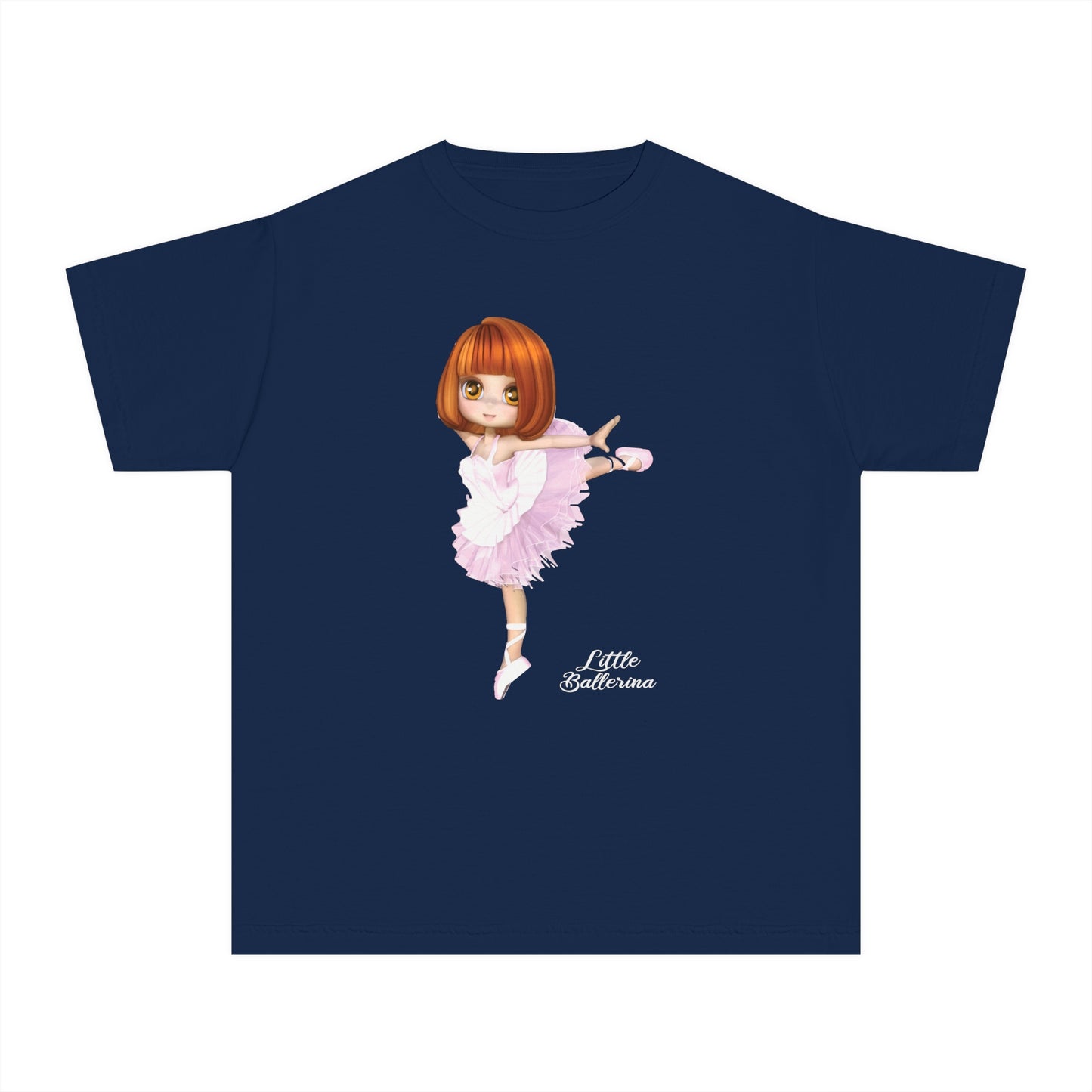 Youth Tee Shirt with Little Ballerina