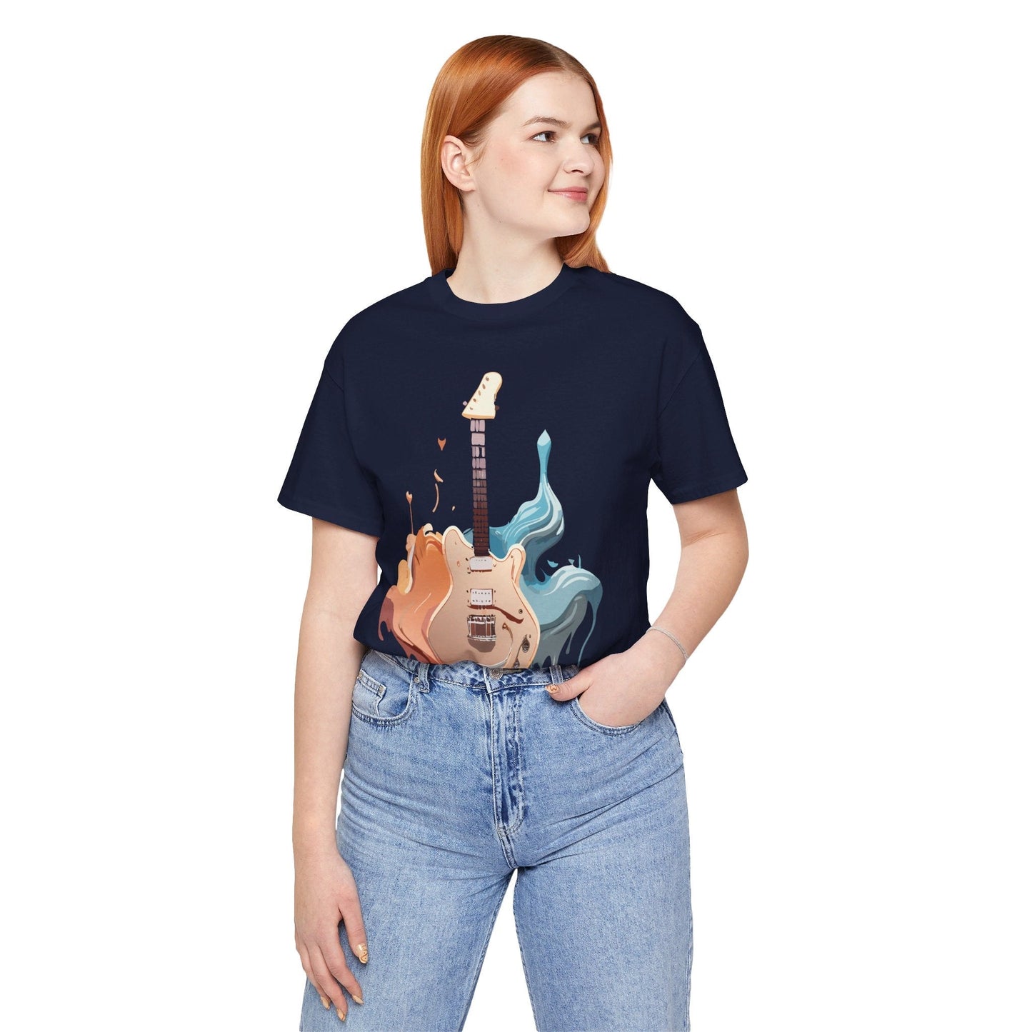Adelpha Vintage Inspired Graphic Music T Shirt Unisex Short Sleeve Tee For Everyday Wear